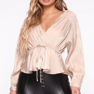 Beige blouse